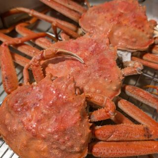 活けのオオズワイガニが入ったので、 フリッタティーナにしまし…